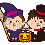 ハロウィン　仮装のイラスト