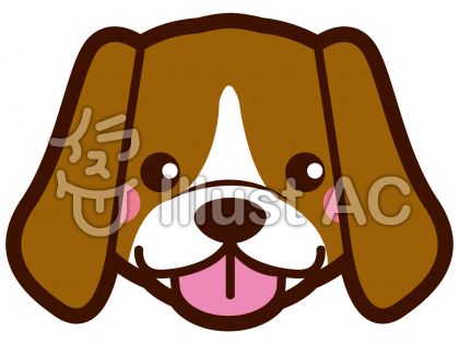 ビーグル犬のイラスト