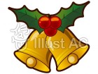 クリスマス　ベルのイラスト