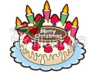 クリスマスケーキのイラスト