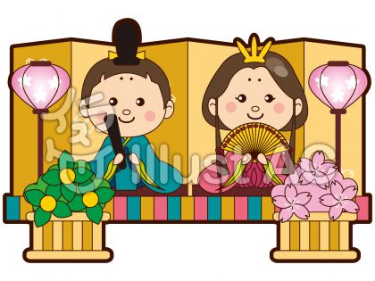 雛祭りのイラスト