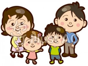 家族のイラスト